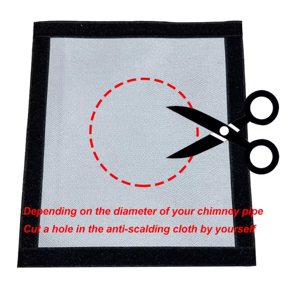 FireResistant Hot Tent Stove Jack For Safe Winter Camping Heat Protection 4