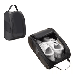 portable oxford golf shoe bag for clean, organized & hassle-free travel