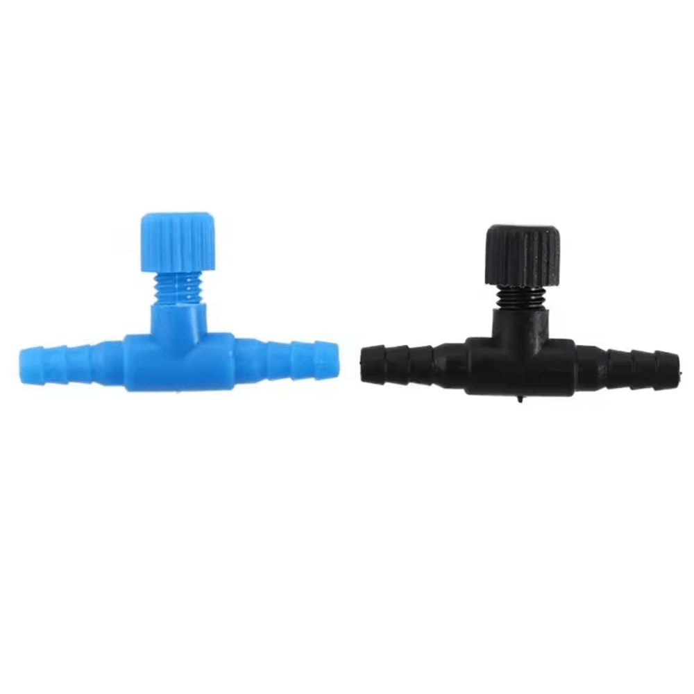 Adjustable Aquarium Air Line Control Valve Set For Precise Oxygen Flow 0