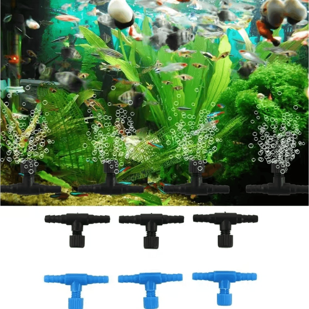 Adjustable Aquarium Air Line Control Valve Set For Precise Oxygen Flow 1