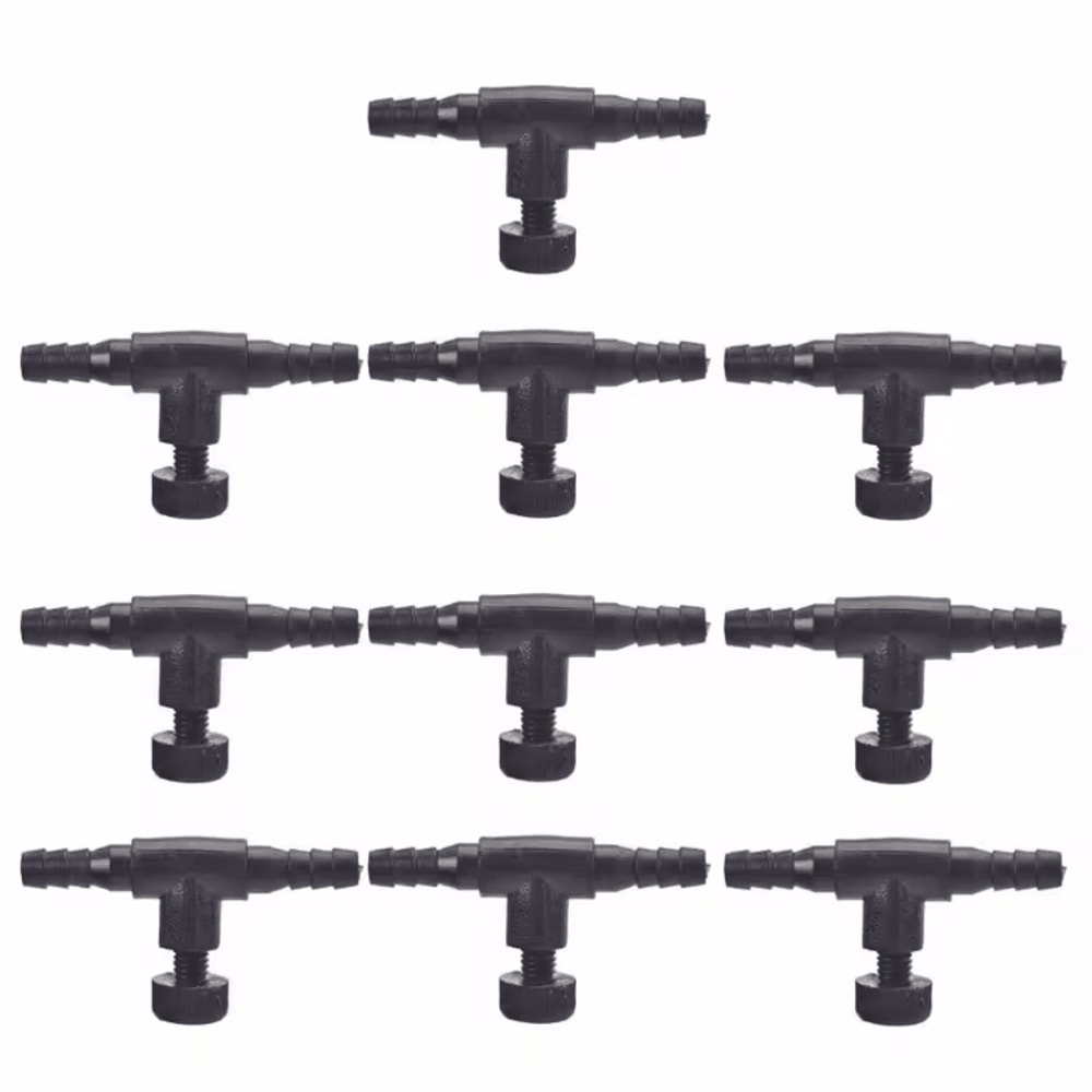Adjustable Aquarium Air Line Control Valve Set For Precise Oxygen Flow 2