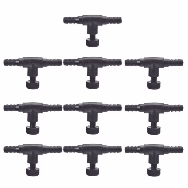 Adjustable Aquarium Air Line Control Valve Set For Precise Oxygen Flow 2