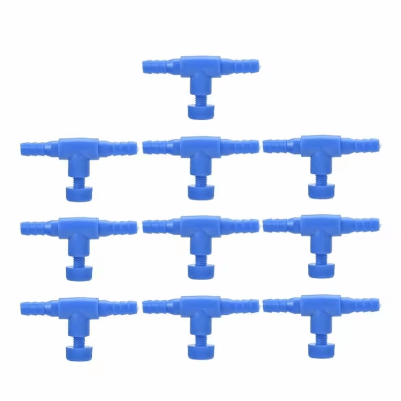 Adjustable Aquarium Air Line Control Valve Set For Precise Oxygen Flow 3