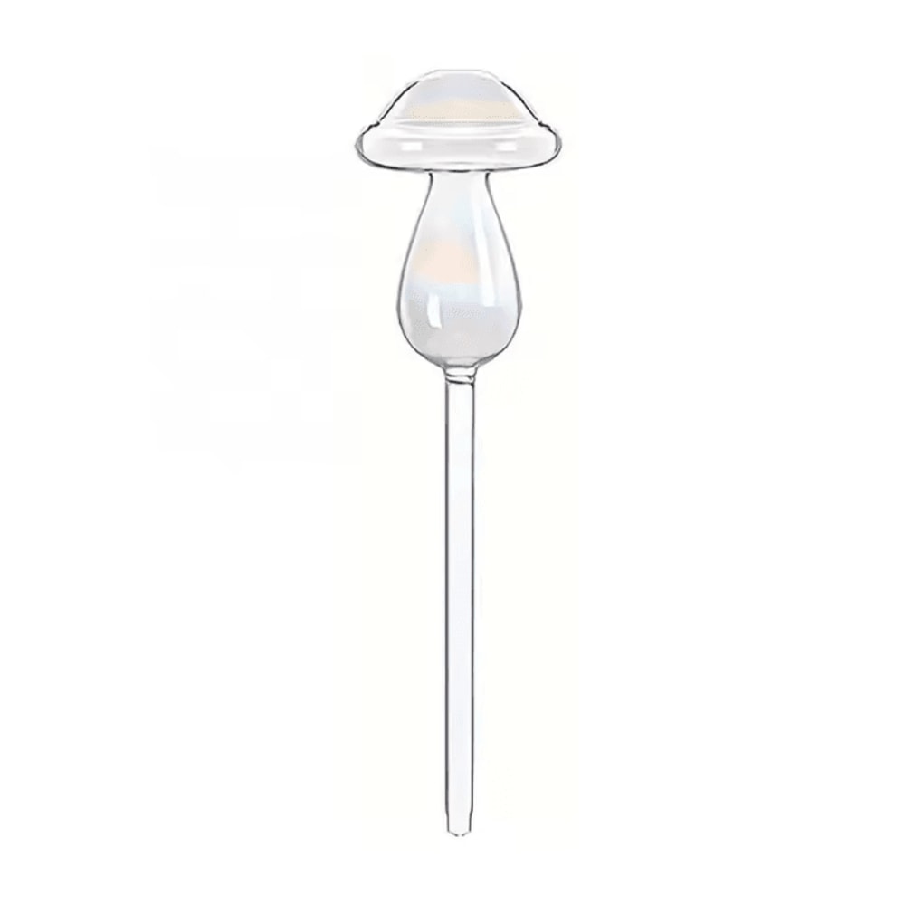 Rainbow Mushroom Glass Plant Watering Globes For Effortless Plant Care 3
