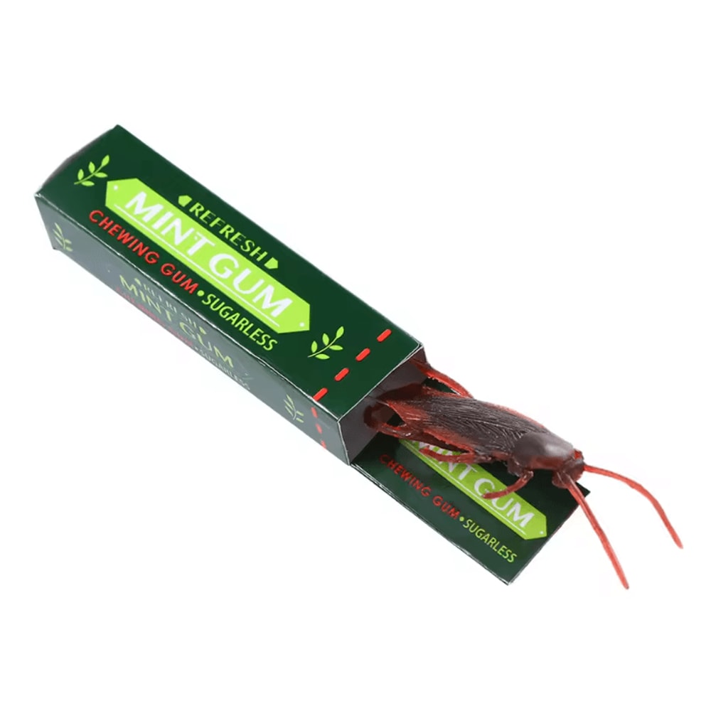 Shocking Cockroach Chewing Gum Prank Toy For Hilarious Reactions Surprise Fun 3