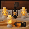 Mini LED Pony Lantern Retro Dollhouse Light Miniature Oil Lamp Decor 1