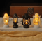 Mini LED Pony Lantern Retro Dollhouse Light Miniature Oil Lamp Decor 3