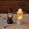 Mini LED Pony Lantern Retro Dollhouse Light Miniature Oil Lamp Decor 4