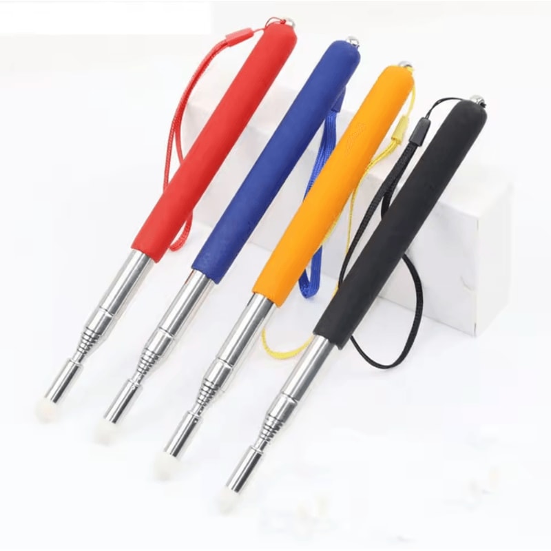 1M Extendable Telescopic Pointer Pen Stainless Steel Classroom Presentation Tool 1