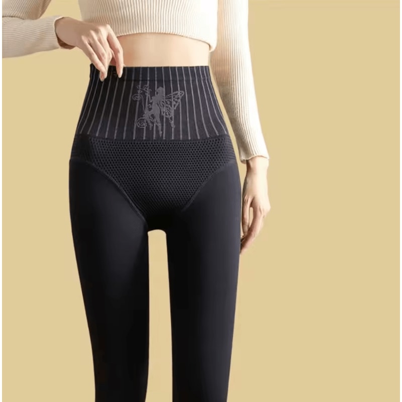 High Waist Nude Pantyhose Realistic Bare Leg Effect Shaping Tights 3