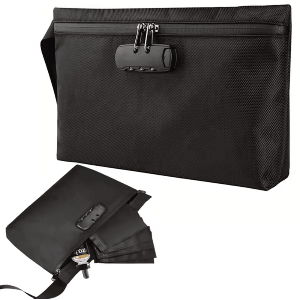 Smell Proof Stash Bag With Lock Waterproof OdorProof Travel Organizer Case 0