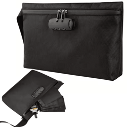 smell proof stash bag with lock – waterproof odor-proof travel organizer case