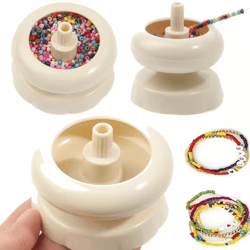diy bead spinner bowl – fast bead loader tool for bracelets & jewelry making