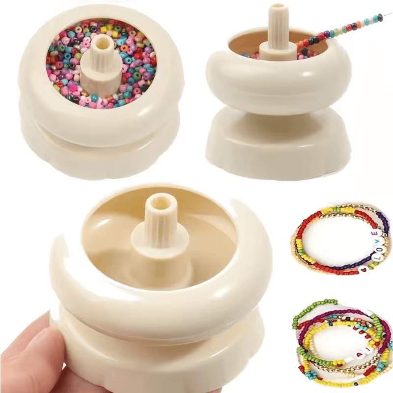DIY Bead Spinner Bowl Fast Bead Loader Tool For Bracelets Jewelry Making 0