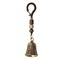 Vintage Brass Buddhist Bell Keychain Engraved Mantra Lucky Feng Shui Pendant 3