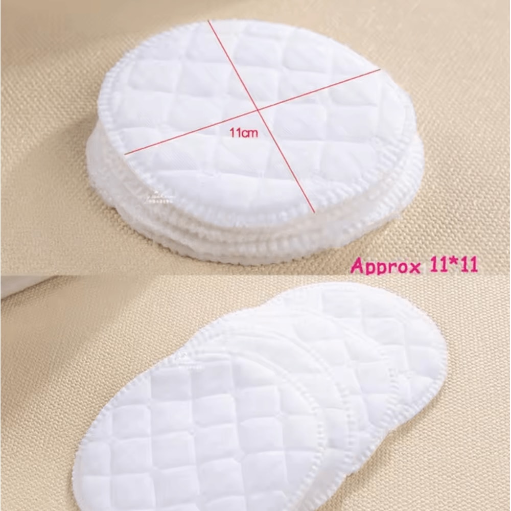 12PCS Reusable Nursing Breast Pads Soft Washable LeakProof Breastfeeding Pads 1