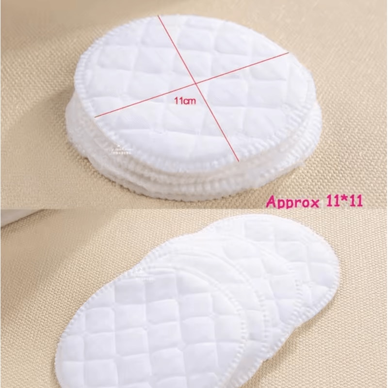 12PCS Reusable Nursing Breast Pads Soft Washable LeakProof Breastfeeding Pads 1