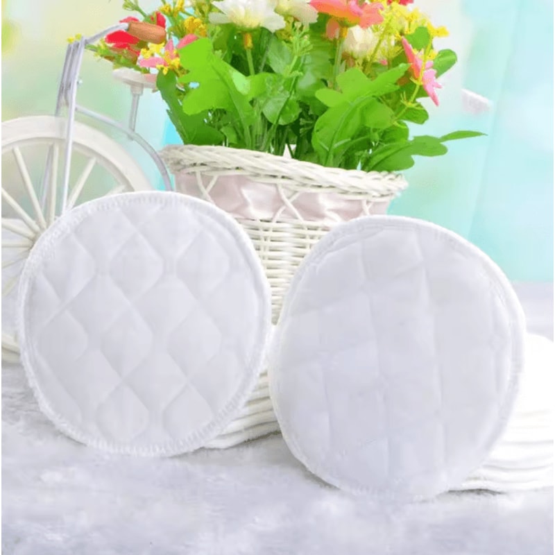 12PCS Reusable Nursing Breast Pads Soft Washable LeakProof Breastfeeding Pads 2