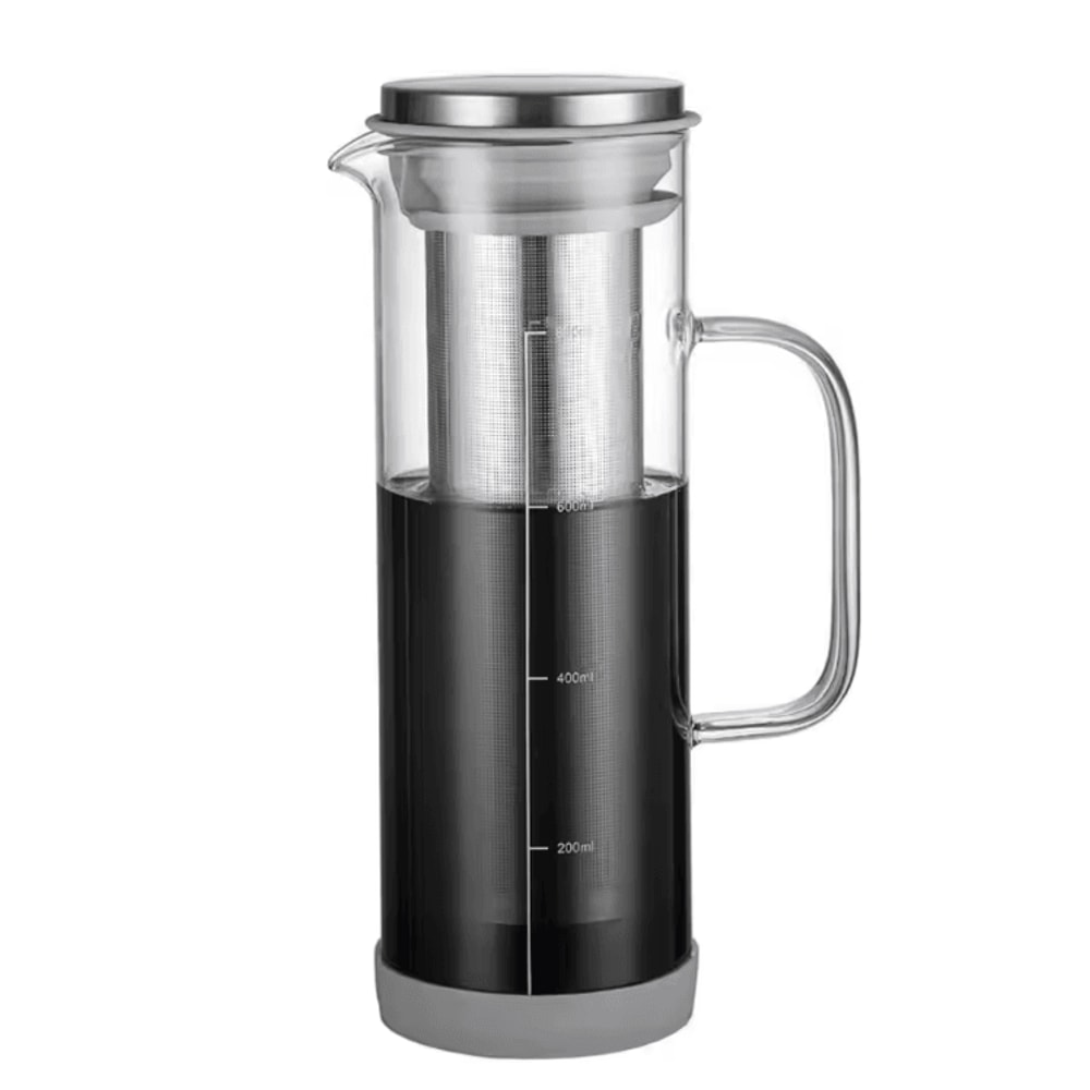Airtight Cold Brew Coffee Maker DoubleLayer Iced Coffee Tea Pitcher With Filter 3