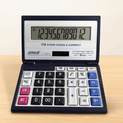 8855v foldable solar calculator – flip portable desktop calculator with large display