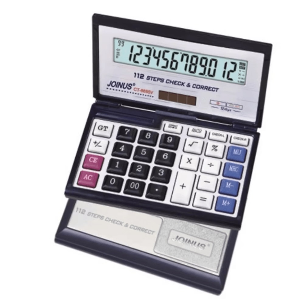 8855V Foldable Solar Calculator Flip Portable Desktop Calculator With Large Display 2