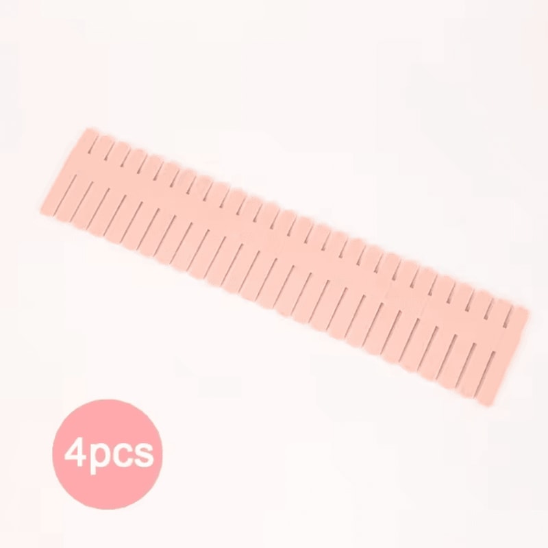4PCS Adjustable Drawer Divider Organizer DIY Partition Storage Board Set 3