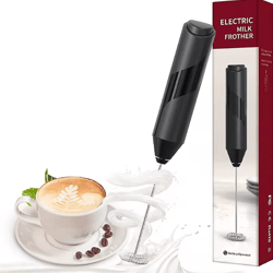 mini electric milk frother – wireless handheld coffee whisk & foam maker