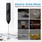 Mini Electric Milk Frother Wireless Handheld Coffee Whisk Foam Maker 2