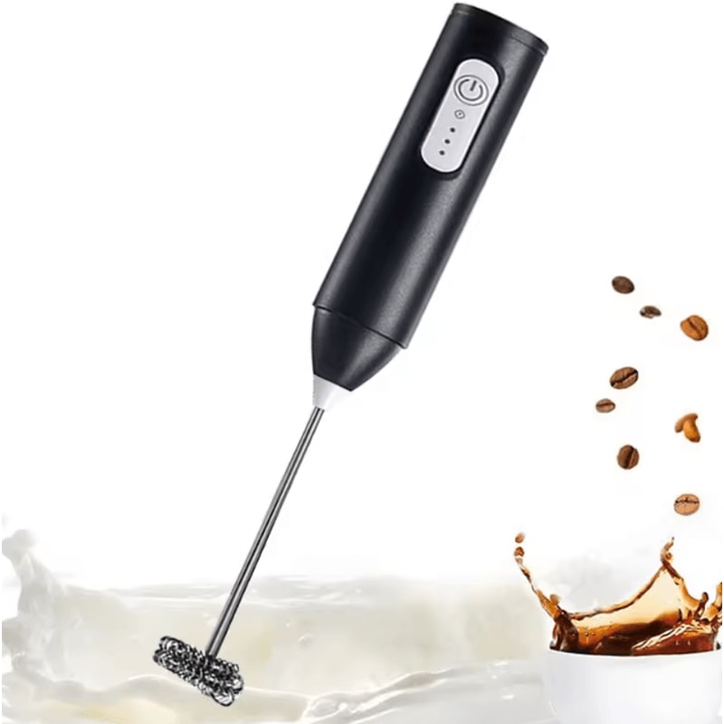 Wireless Electric Milk Frother Handheld Coffee Whisk Foam Maker 4