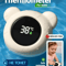 AiQUE Touch Control Baby Bath Thermometer LED Digital Floating Water Temperature Monitor 1