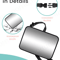 Adjustable Baby Car Seat Mirror Shatterproof RearFacing Safety Mirror For Easy Monitoring 1