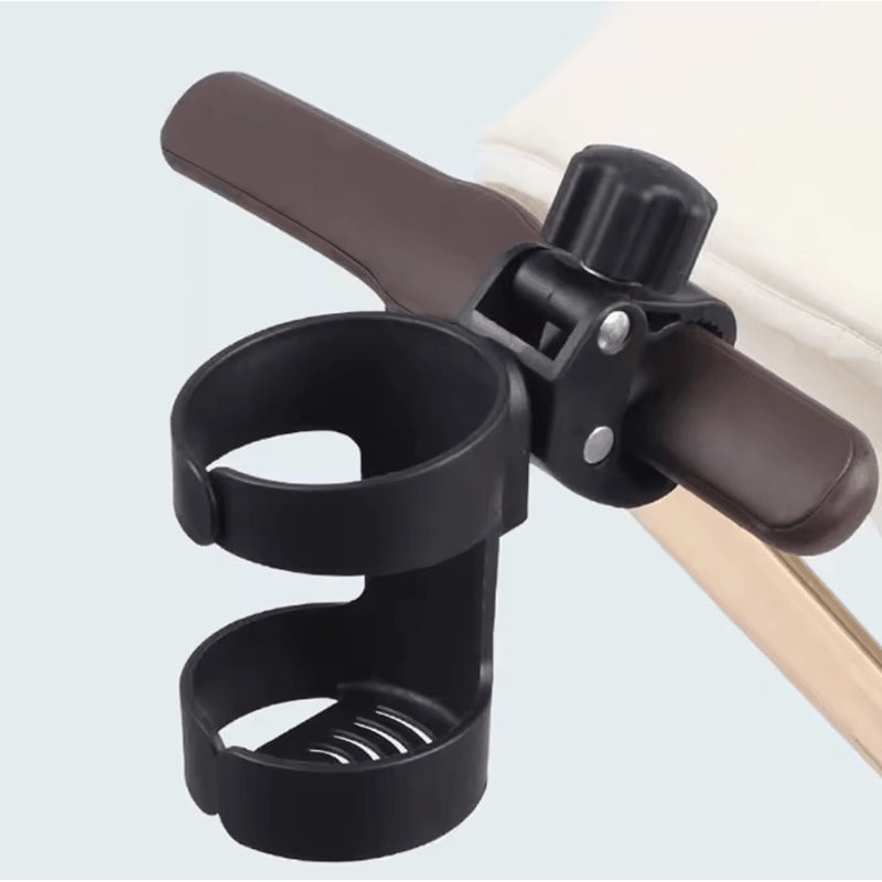 Universal Stroller Cup Holder ClipOn Secure Baby Stroller Accessory For Bottles Drinks 0