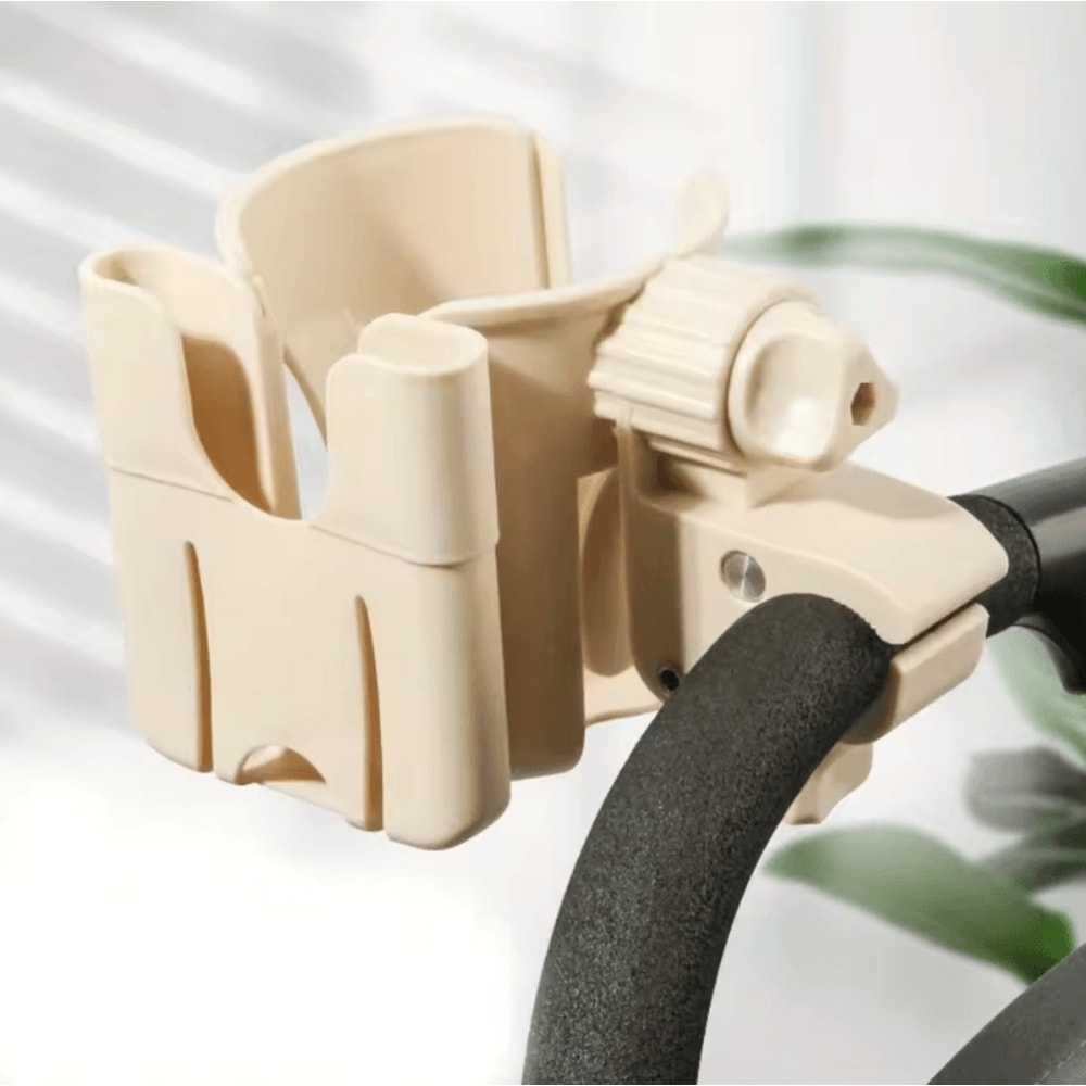 2in1 Universal Stroller Cup Holder With Phone Mount Adjustable Baby Stroller Accessory 3