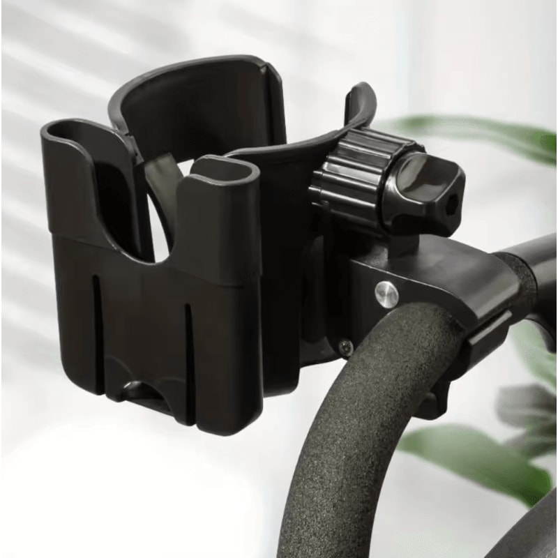 2in1 Universal Stroller Cup Holder With Phone Mount Adjustable Baby Stroller Accessory 4