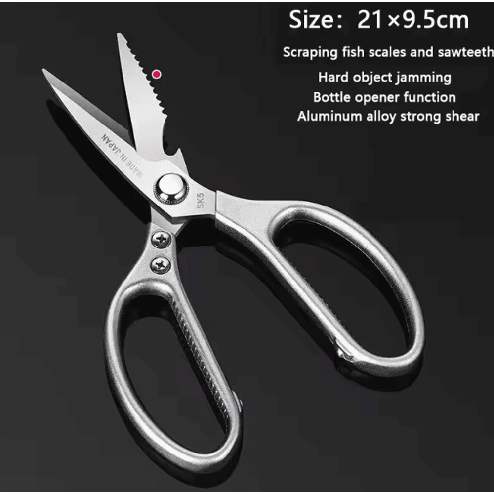 HeavyDuty Stainless Steel Kitchen Scissors Multifunction Poultry Shears For Meat Food Prep 2