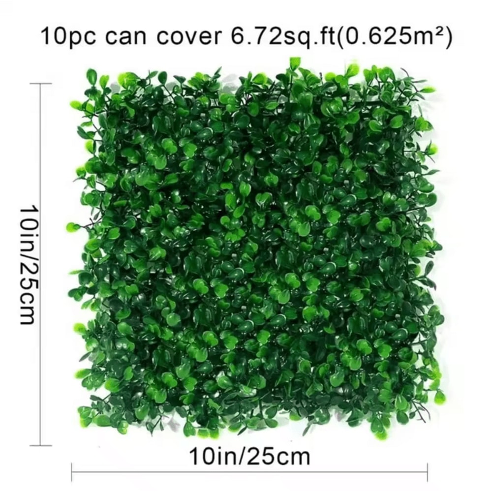 10PCS Artificial Boxwood Wall Panels Lush Greenery Backdrop Wall For Home Events 1