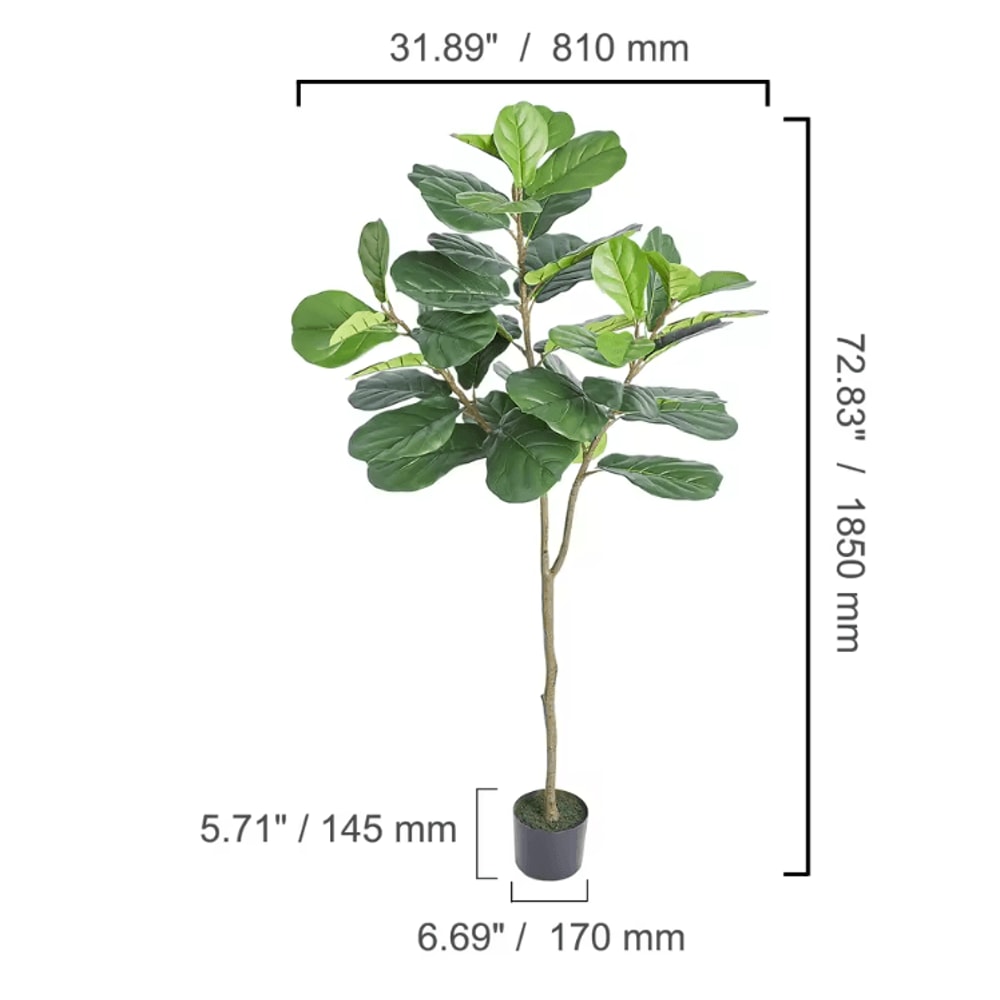 46FT Artificial Olive Tree In Pot Realistic Faux Indoor Tree With Stable Base 6