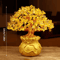 Natural Crystal Money Tree With Fortune Bag Feng Shui Lucky Tree Decor For Wealth Prosperity 4