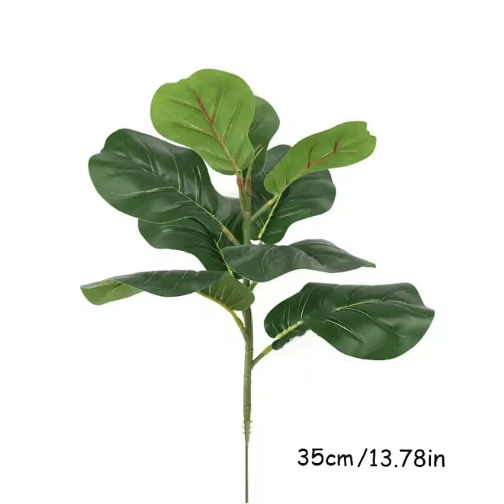 150CM Artificial Fiddle Leaf Fig Tree With Pot Realistic Faux Indoor Plant For Home Office Decor 1