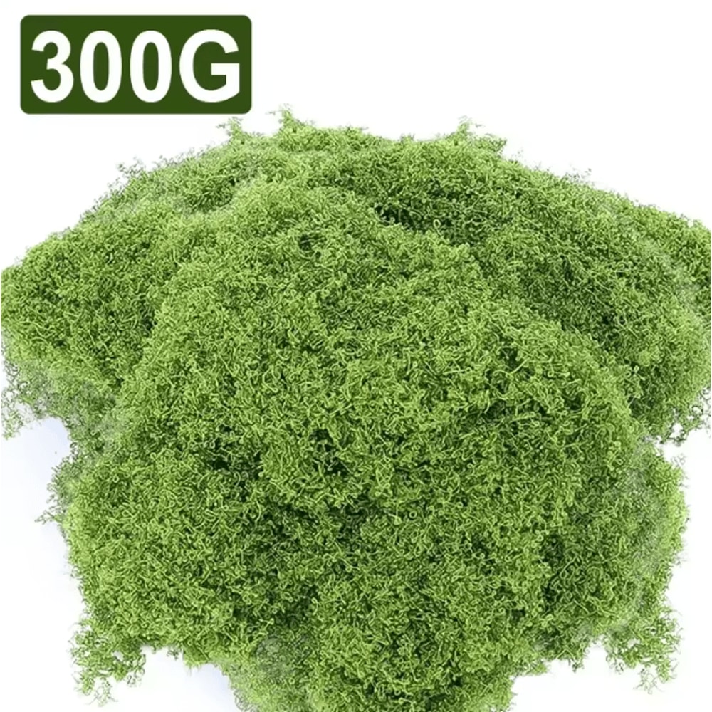 Artificial Green Moss For Crafts Mini Landscapes DIY Decorative Moss Grass For Plants Home Decor 6