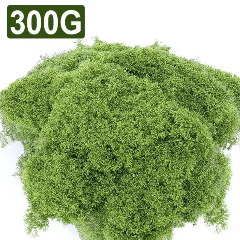 Artificial Green Moss For Crafts Mini Landscapes DIY Decorative Moss Grass For Plants Home Decor 6