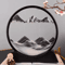 3D Moving Sand Art Picture Liquid Motion Sandscape Glass Frame Decor 4