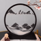 3D Moving Sand Art Picture Liquid Motion Sandscape Glass Frame Decor 4