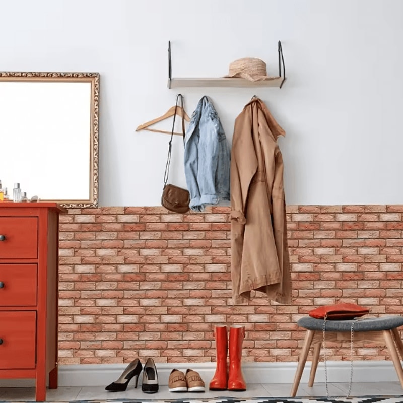 3D Peel And Stick Wall Stickers Set Easy DIY PVC Home Decor Panels 10PCS 2