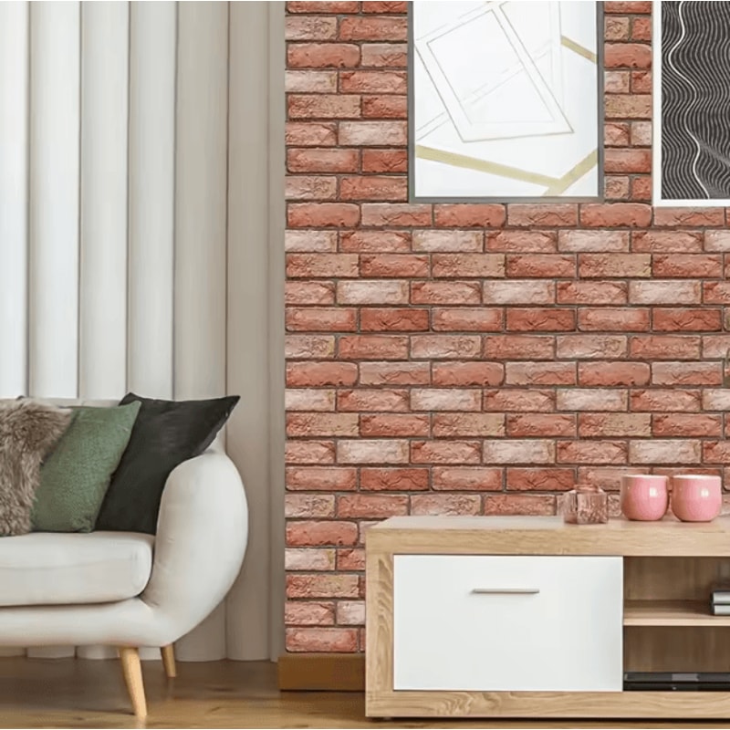 3D Peel And Stick Wall Stickers Set Easy DIY PVC Home Decor Panels 10PCS 4