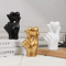 Modern Resin Love Gesture Ornament Minimalist Heart Hand Sculpture Decor 0