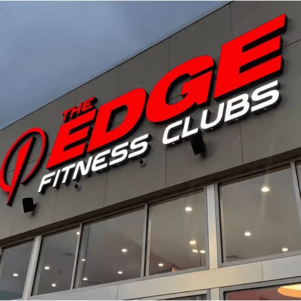 Custom Backlit LED Metal Logo Sign Premium Waterproof Business Wall Decor 0