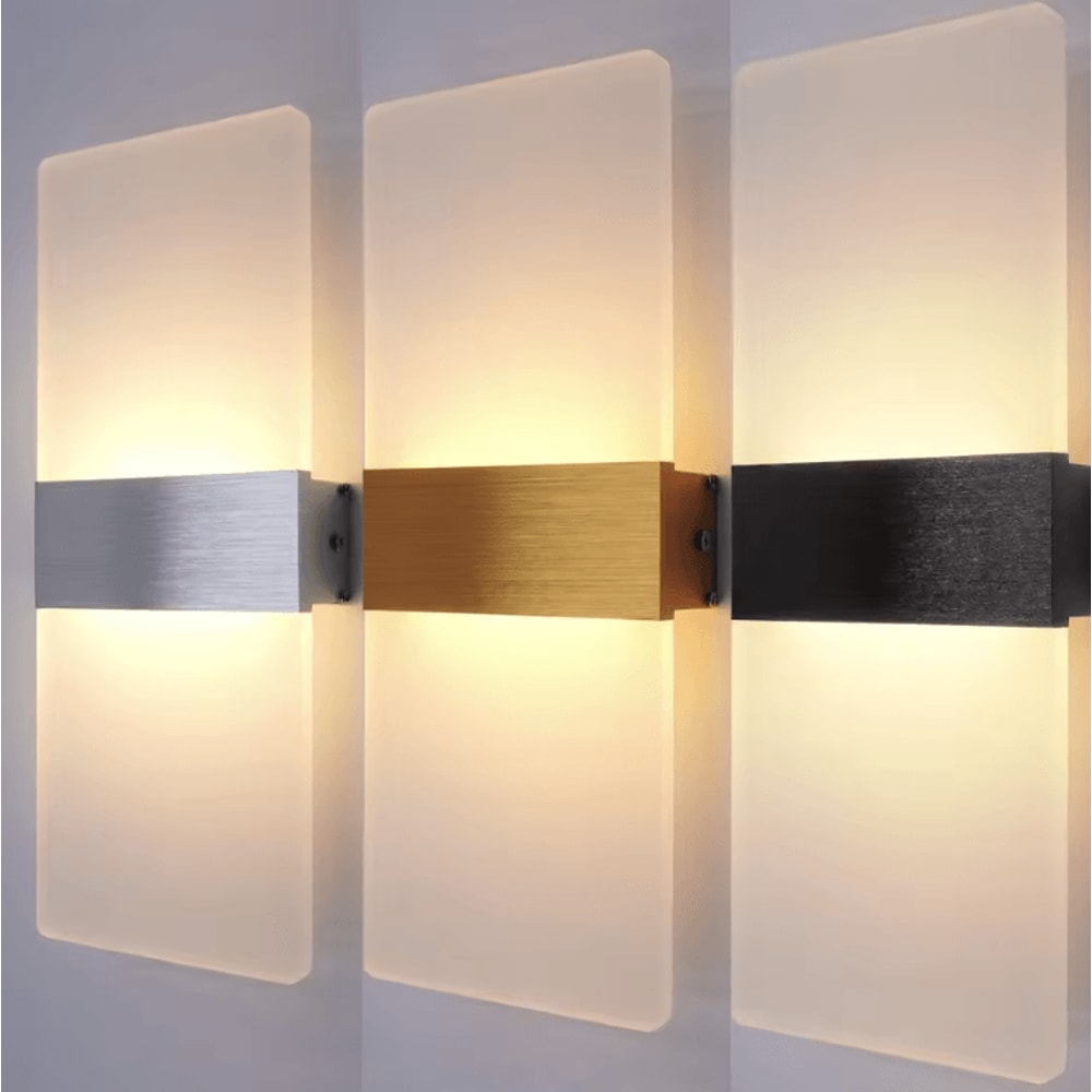 Modern Minimalist LED Wall Lamp Aluminum Acrylic Indoor Sconce Lighting 0