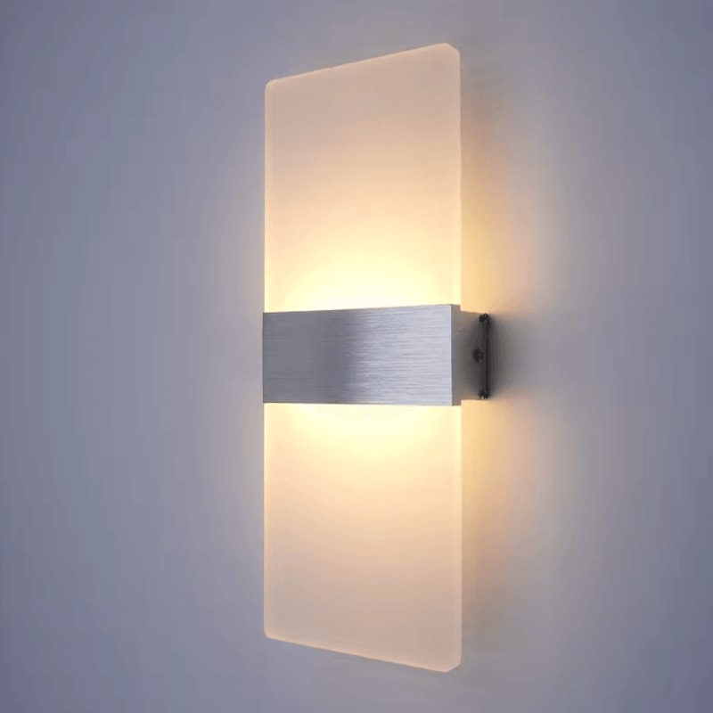 Modern Minimalist LED Wall Lamp Aluminum Acrylic Indoor Sconce Lighting 2
