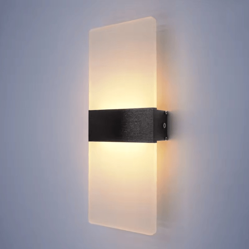Modern Minimalist LED Wall Lamp Aluminum Acrylic Indoor Sconce Lighting 3